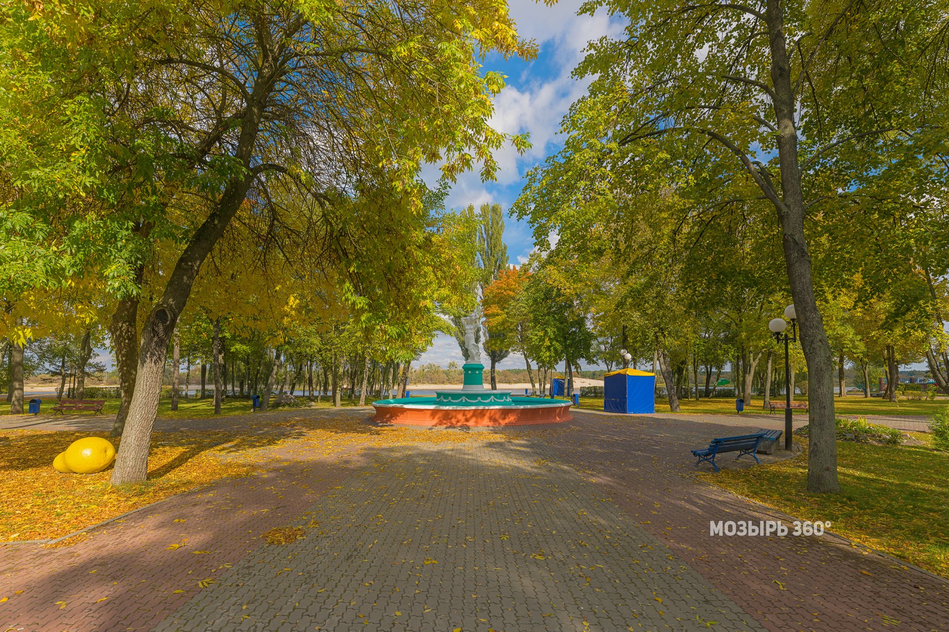 Фонтан в парке культуры и отдыха «Победа»